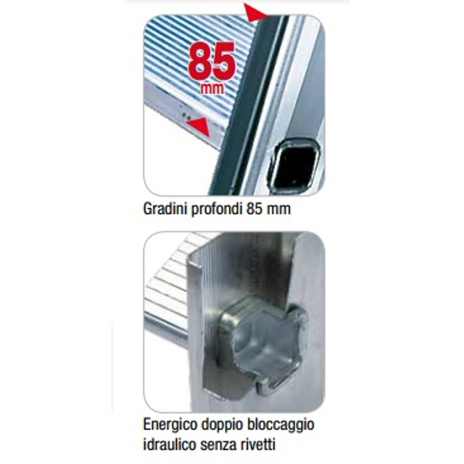 Vendita online Scala da appoggio 9 gradini S15/13